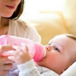 why does baby formula and bottles turn pink