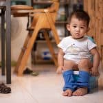 Baby accidentally ate poop