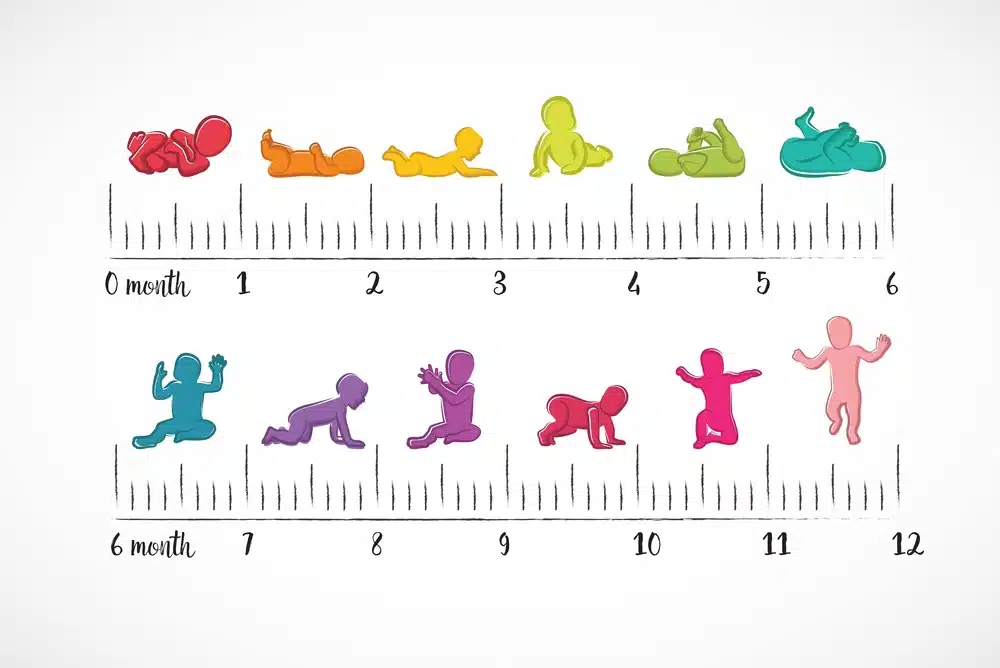 Infant development milestone (0-12 months)