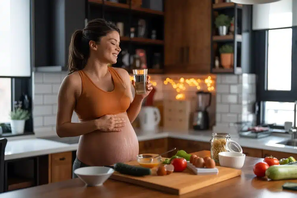 drinking vitamins while pregnant