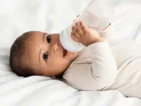 Baby drink spoiled milk