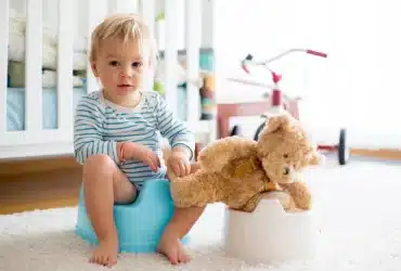 potty training a baby