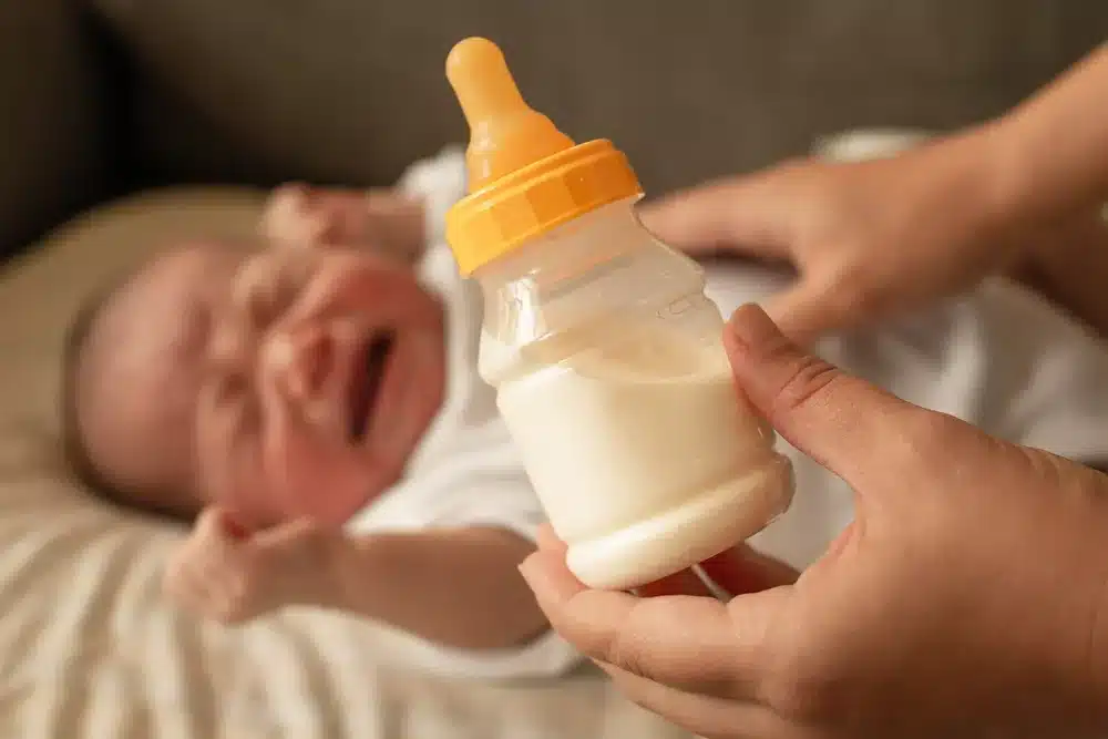Baby Pushing Bottle Away but Still Hungry