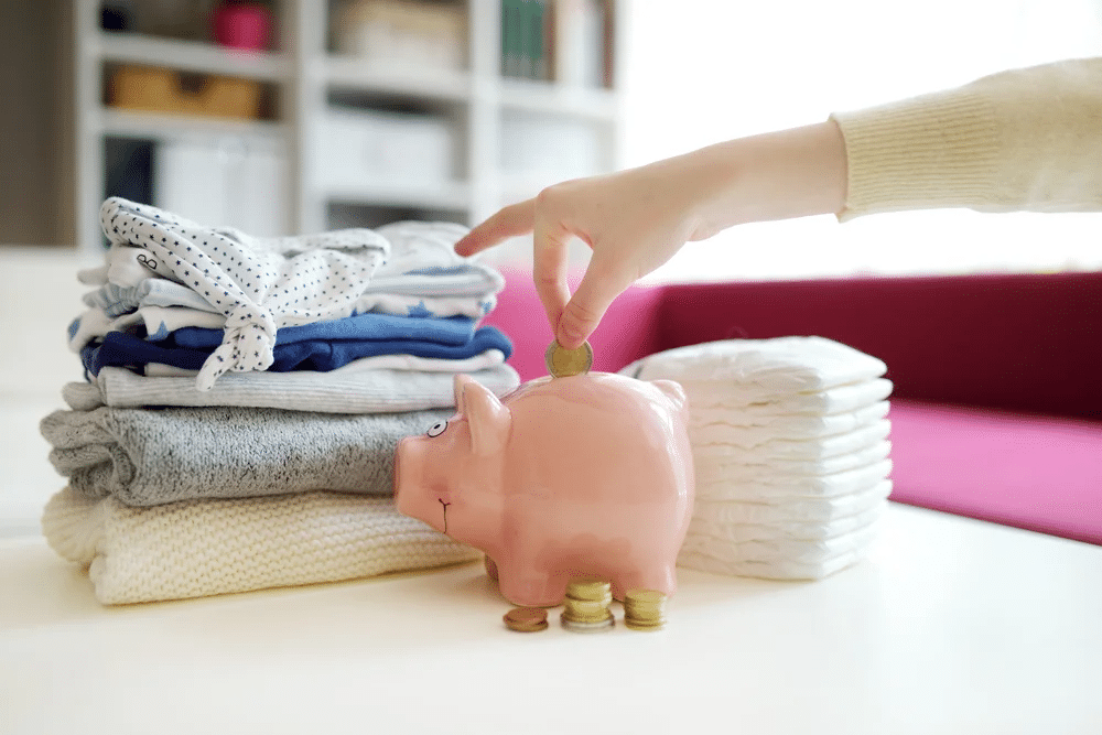 how to save money on baby clothes