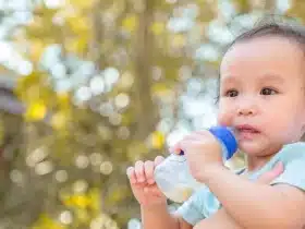 Why baby bitting bottle nipple