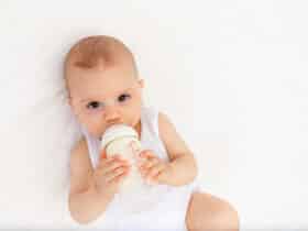 glass baby bottle