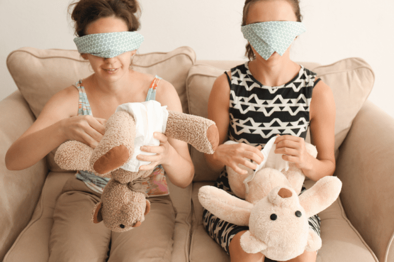 Diaper Derby fun baby shower game